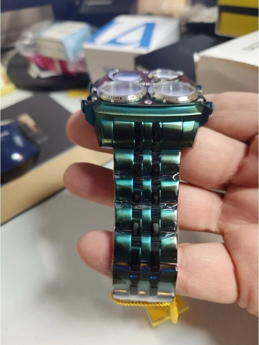 Invicta Aviator Zulu Time Men's Watch - 50mm, Green (50657)
